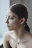 BLOW mini / glossy silver earrings