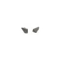GEOMMETRY / BLACK silver earrings