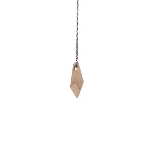 ONE EDGE / SATIN BRASS NECKLACE