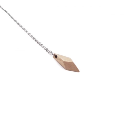 ONE EDGE / SATIN BRASS NECKLACE