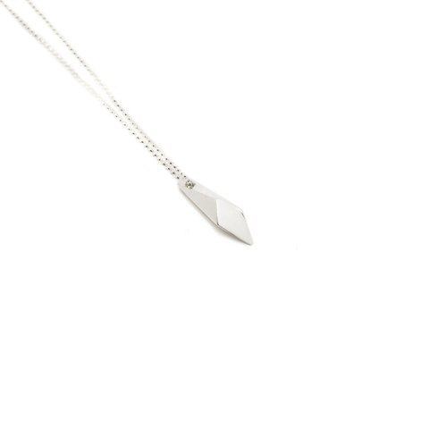 ONE EDGE / glossy silver necklace ONE EDGE / glossy silver necklace