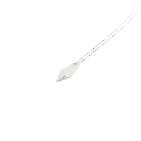 ONE EDGE / glossy silver necklace ONE EDGE / glossy silver necklace