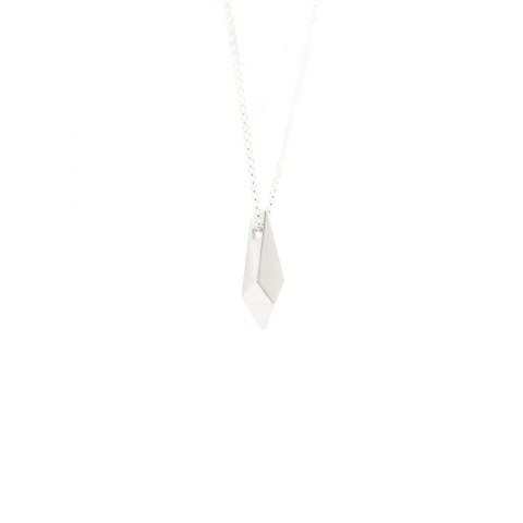 ONE EDGE / glossy silver necklace ONE EDGE / glossy silver necklace