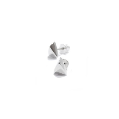 TRI mini / silver earrings