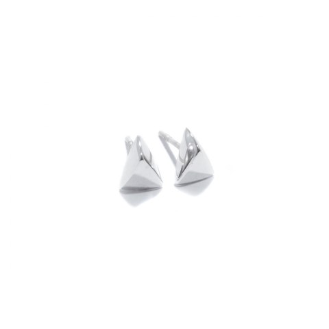 TRI mini / silver earrings