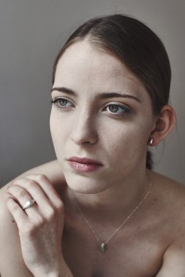 BLOW mini / silver earrings