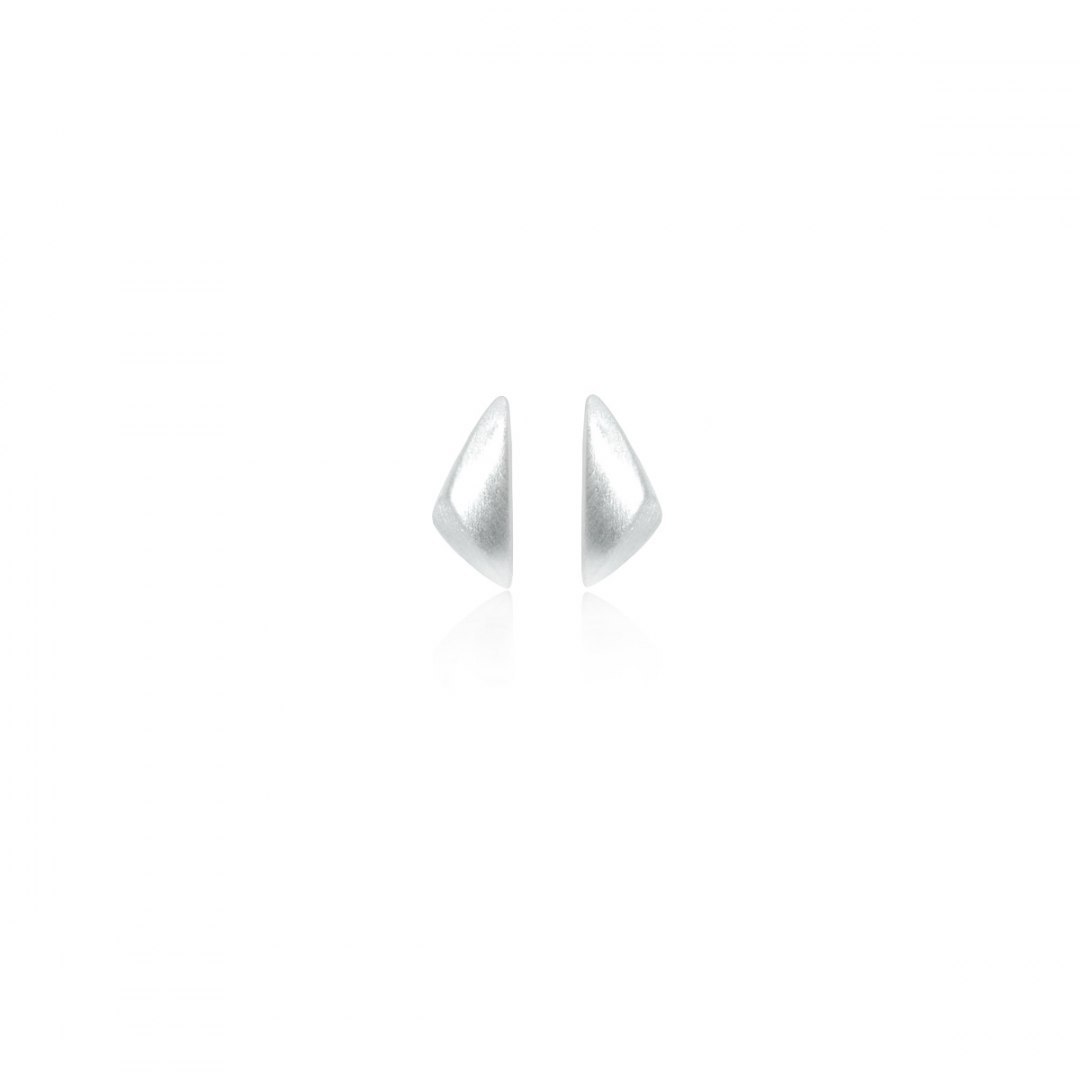 BLOW mini / satin silver earrings BLOW mini / satin silver earrings