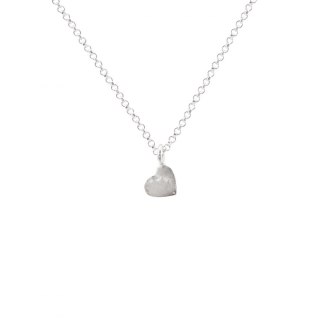 LANE little heart / recycled silver necklace