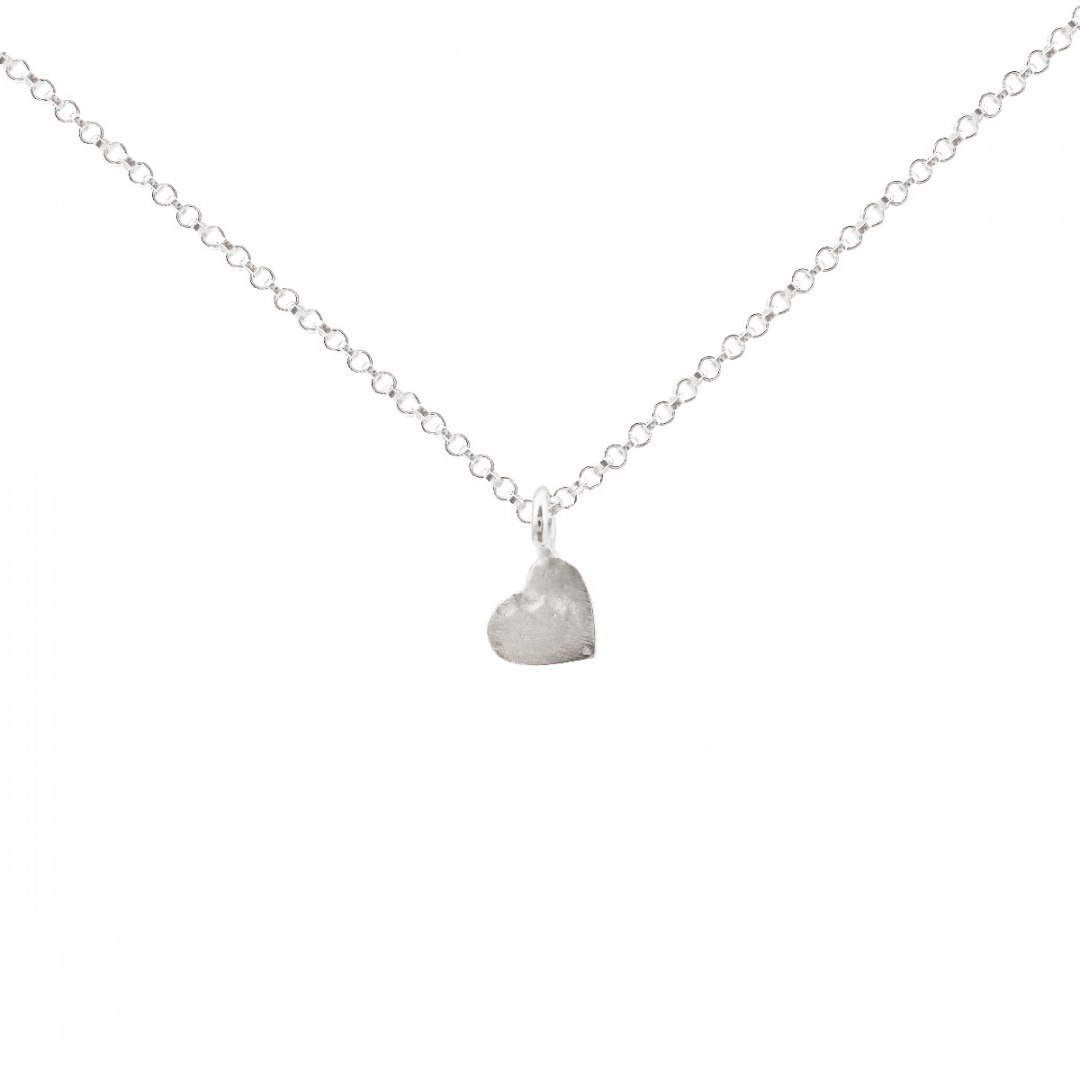 LANE little heart / recycled silver necklace
