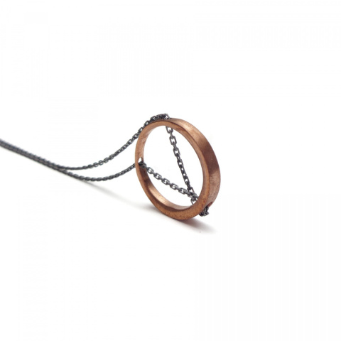 MINIMAL BIG necklace / copper