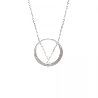 MINIMAL BIG necklace / silver