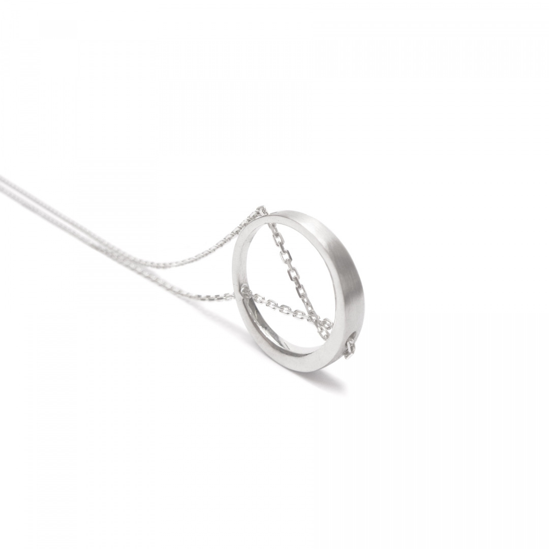 MINIMAL BIG necklace / silver MINIMAL BIG necklace / silver