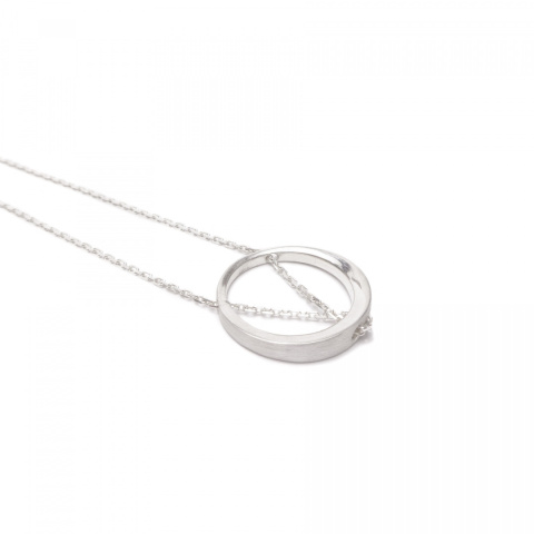 MINIMAL BIG necklace / silver