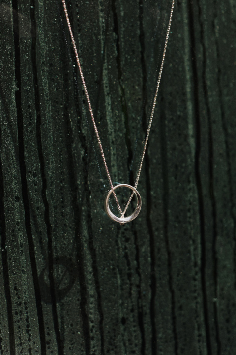 MINIMAL BIG necklace / silver