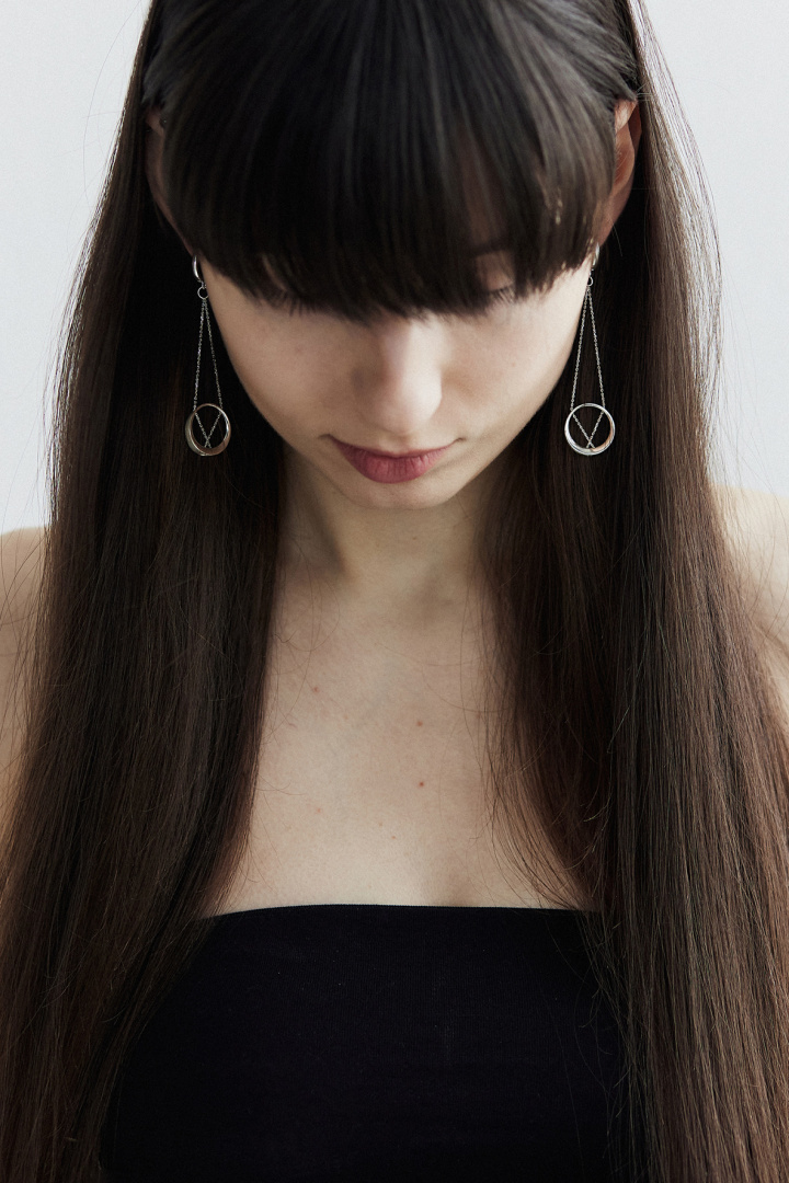 MINIMAL earrings MAXI / black