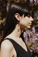 MINIMAL earrings MINI / black