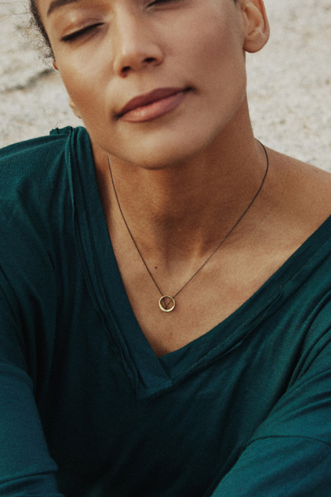 MINIMAL mini necklace / brass