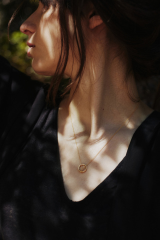 MINIMAL mini necklace / gold