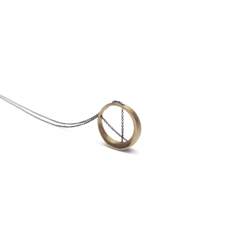 MINIMAL necklace / brass