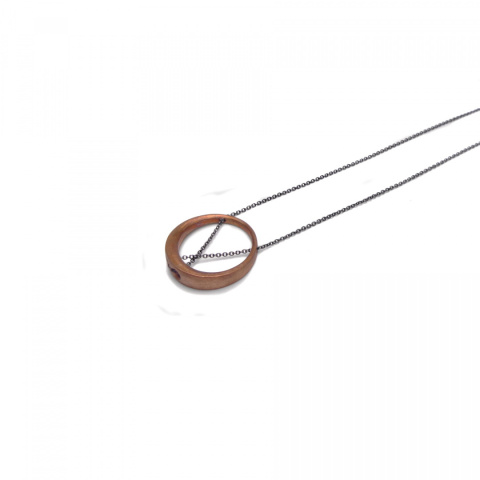 MINIMAL necklace copper