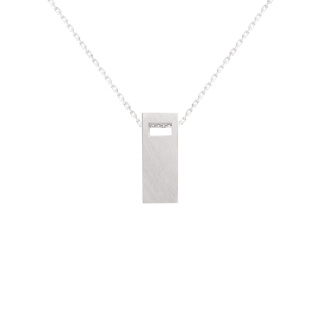 MONOLITH big / silver necklace