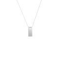 MONOLITH long / silver necklace