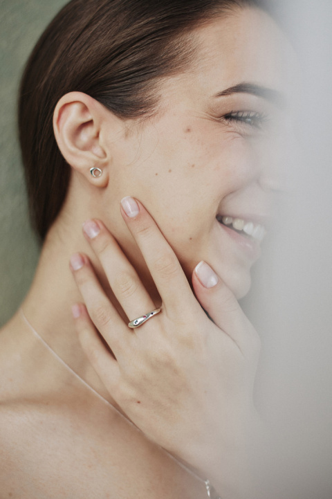 SMOOTH mini / silver earrings