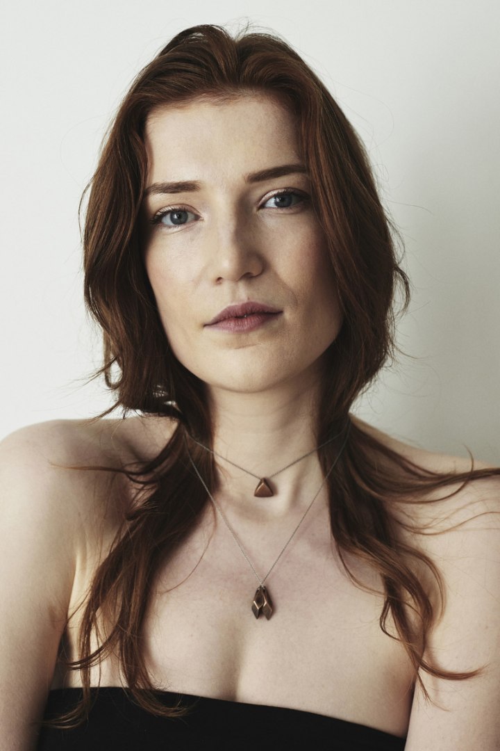 TRI / SATIN COPPER NECKLACE TRI / SATIN COPPER NECKLACE