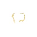 WAVES Semicircle / gold earrings