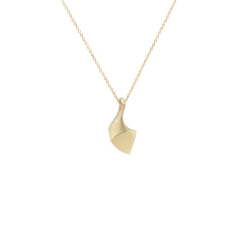 WAVES / gold necklace