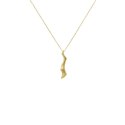 WAVES long / gold necklace