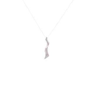 WAVES long / silver necklace