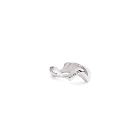 WAVES thick / silver ring