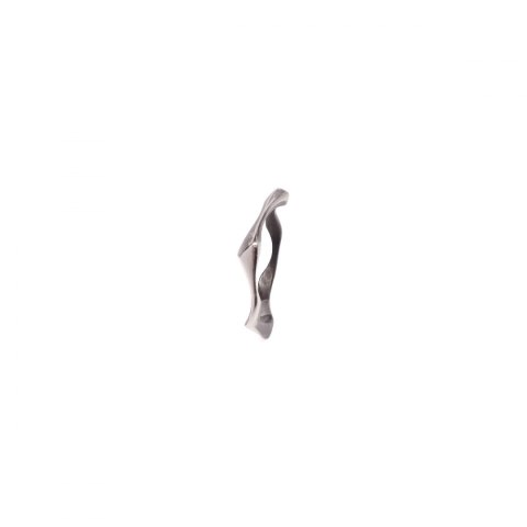 WAVES thin / black silver ring WAVES thin / black silver ring