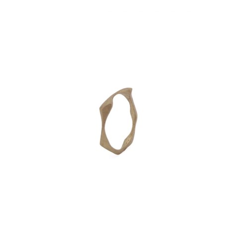 WAVES thin / brass ring