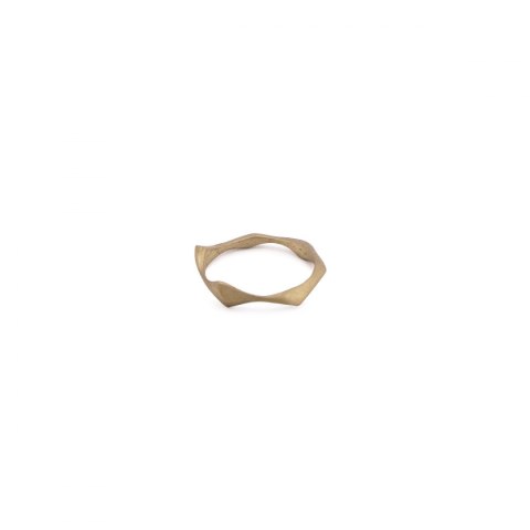 WAVES thin / brass ring