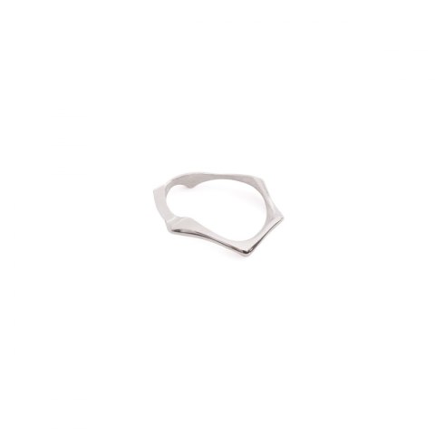 WAVES thin / silver ring