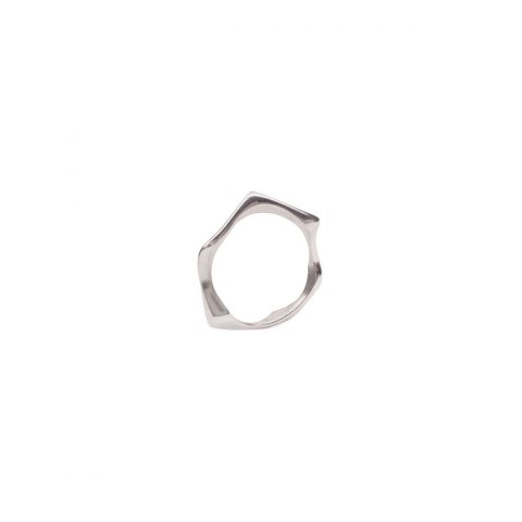 WAVES thin / silver ring