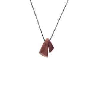 BLOW double / copper necklace