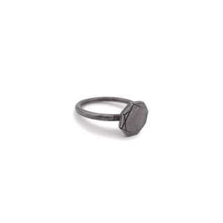 LABEL/ Black SILVER RING