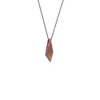 ONE EDGE / SATIN COPPER NECKLACE