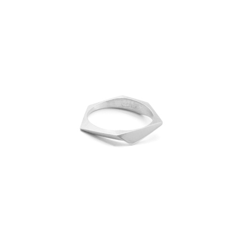 ONE EDGE mini / SATIN SILVER RING