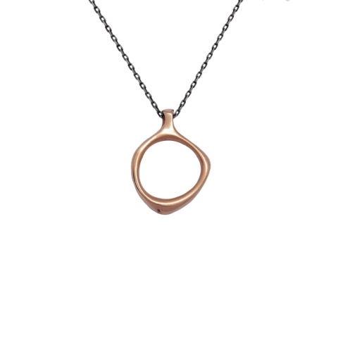 SANDRO empty / copper necklace