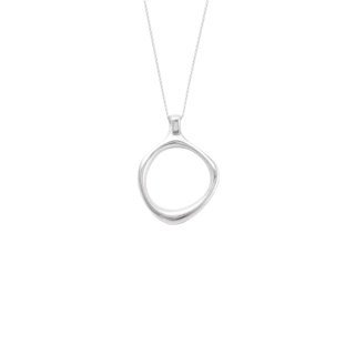 SANDRO empty / silver necklace