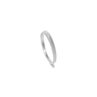 SIS / satin silver ring