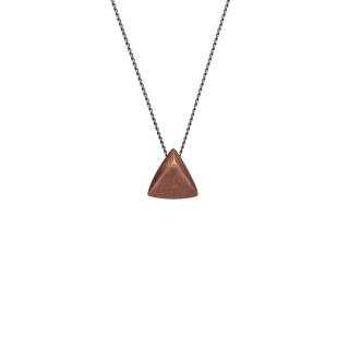 TRI / SATIN COPPER NECKLACE