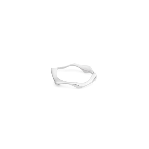 WAVES thin / silver ring